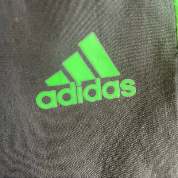 ADIDAS Lime Green and Black Swim Trunks . No flaws Size 9/10 Youth - Picture 4 of 7